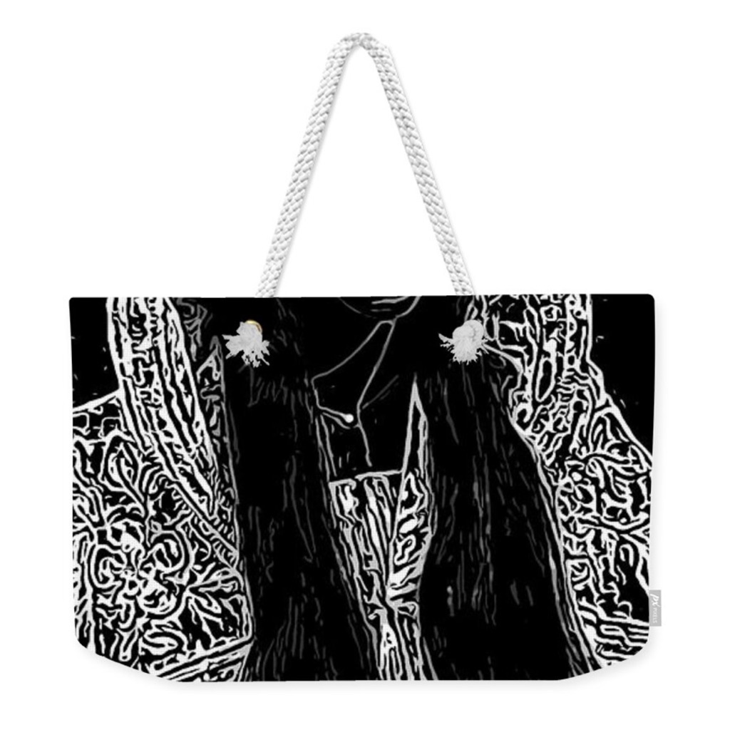 Stylish Black Tote Bag